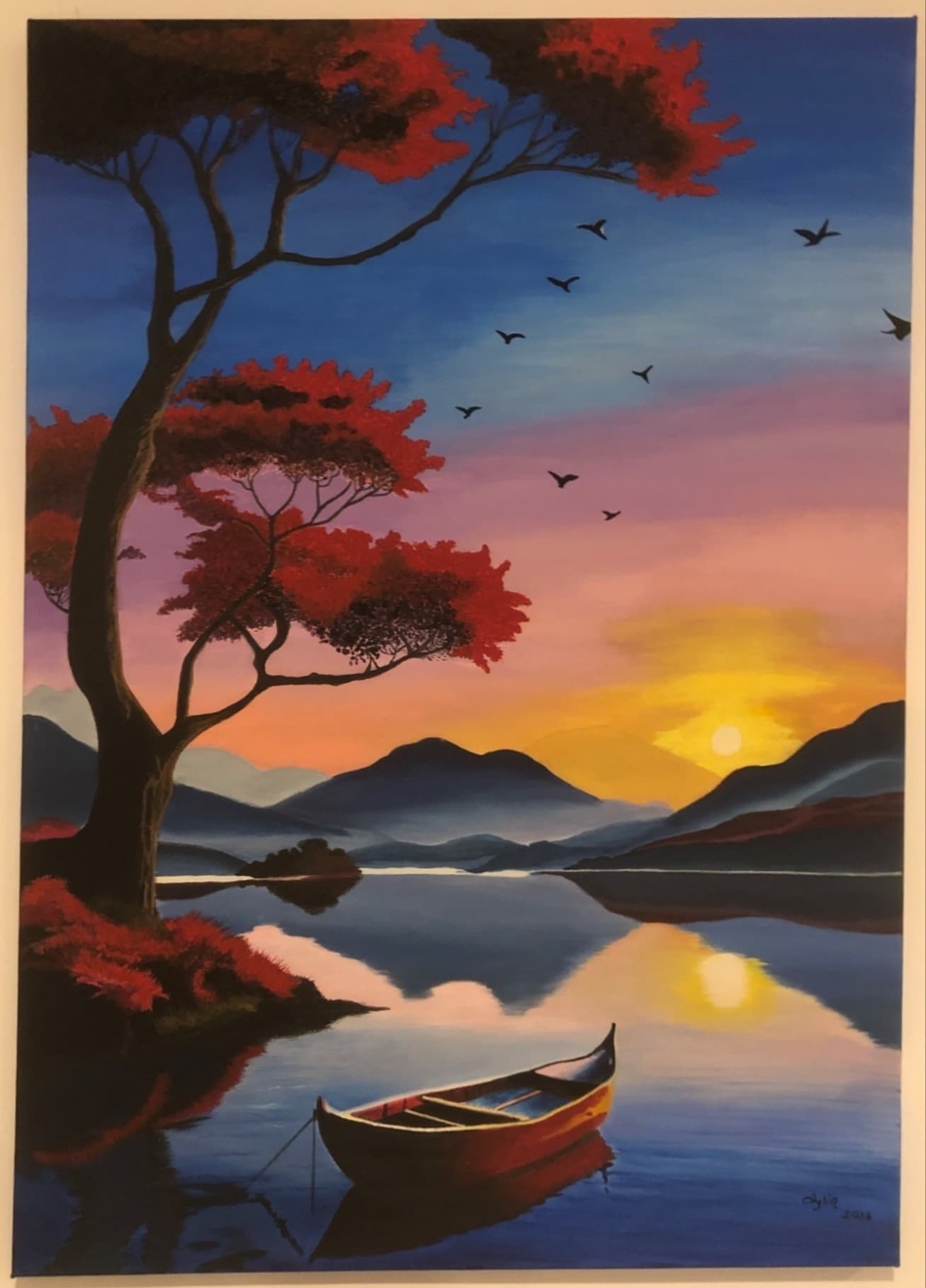 Suskun günbatımı